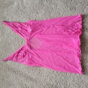 Victoria's Secret size L hot pink teddy